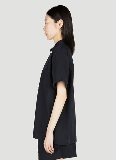 Classic Short Sleeve Pyjama Shirt Tekla Classic Short Sleeve Pyjama Shirt Black tek0353013