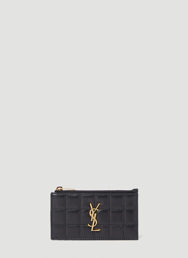 Cassandre Matelassé Cardholder Saint Laurent Cassandre Matelassé Cardholder Black sla0252081