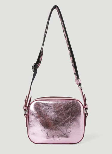 Stella McCartney Perforated Logo Small Shoulder Bag Pink stm0247022