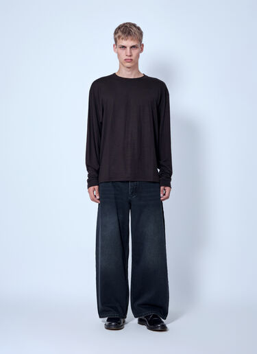 Studio Nicholson Paolo Volume Jeans Black stn0165004