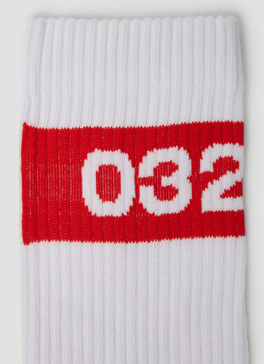 032C 032c Tape Socks White cee0350006