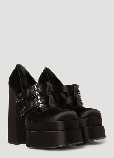 Versace Aevitas Platform Heels Black vrs0252030