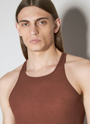 Rick Owens Basic Rib Tank Top Red ric0155022