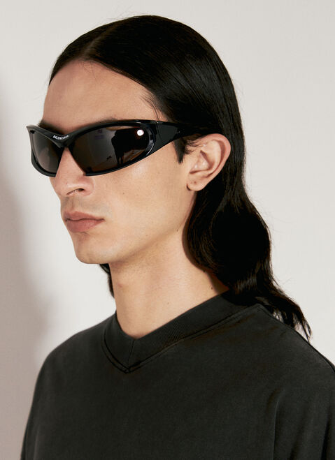 Gucci Dynamo Rectangle Sunglasses Black gus0156002