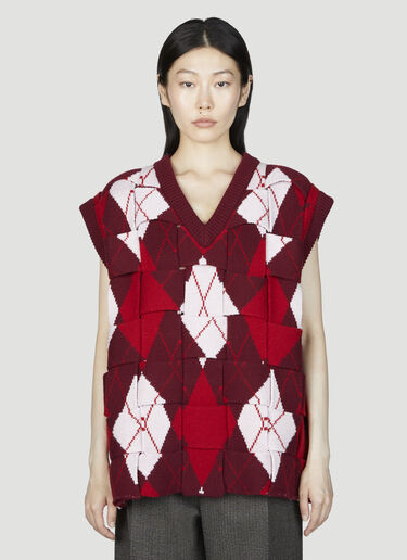 イントレッチオ ウールジレ Bottega Veneta イントレッチオ ウールジレ レッド bov0255108