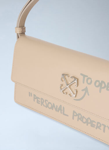 LN-CC® - Off-White: Jitney 1.0 Shoulder Bag - Beige Off-White Jitney 1.0 Shoulder Bag Beige ofw0264314
