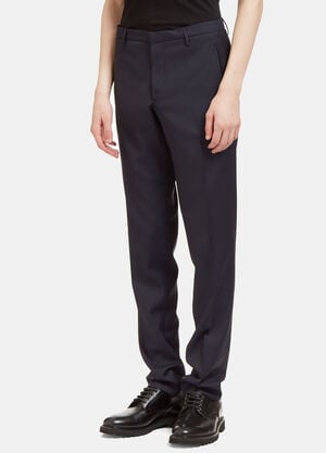 Aiezen II Slim Leg Tailored Pants Navy aie0128019