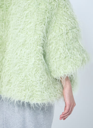 Dries Van Noten Voilin 仿皮草夹克  绿色 dvn0258004