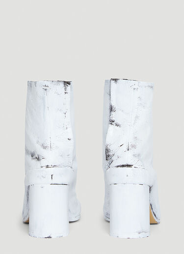 Maison Margiela Tabi Painted Boots White mla0244023