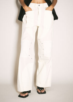 Mugler Technical Panelled Pants Black mug0259009