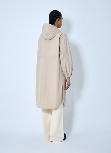 Moncler Peronne Long Parka Jacket Beige mon0260011