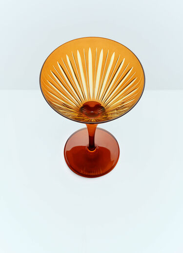 L'Objet Set Of Four Prism Martini Glasses Orange wps0691622