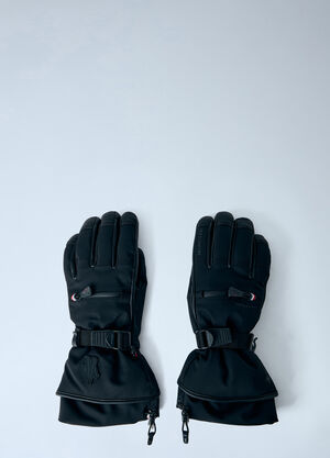 Moncler Grenoble Technical Ski Gloves Black mog0265003