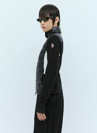 ジップアップダウンカーディガン Moncler Grenoble ジップアップダウンカーディガン ブラック mog0253026