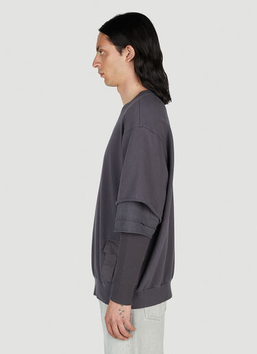 UNDERCOVER Overlay Sweatshirt Grey und0152006