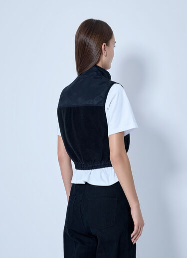 LN-CC® - Cecilie Bahnsen: Soft Fleece Vest - Black Cecilie Bahnsen Soft Fleece Vest Black cec0266011
