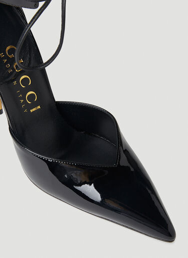Patent High Heel Pumps Gucci Patent High Heel Pumps Black guc0251081