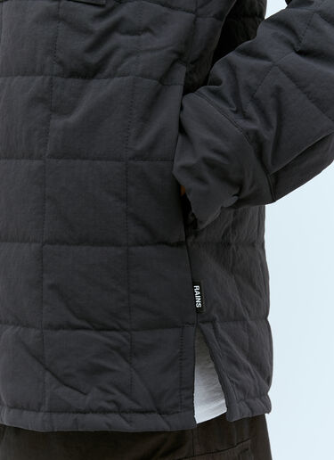 Rains ジロン ライナー オーバーシャツジャケット  ブラック rai0356009