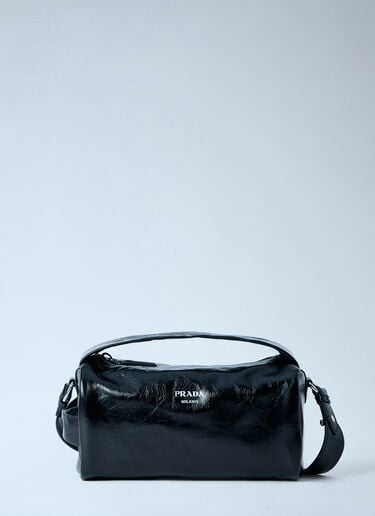 Prada Leather Shoulder Bag Black pra0164006