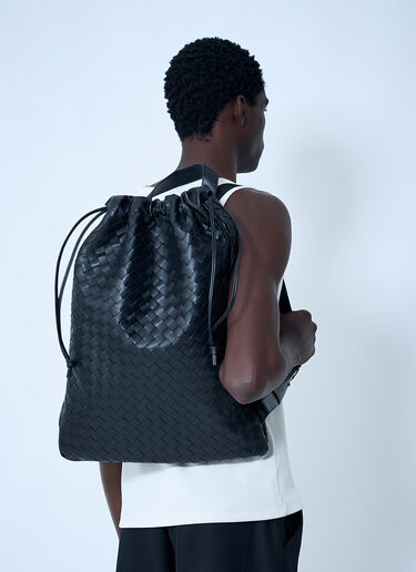 Intrecciato Trail Backpack Bottega Veneta Intrecciato Trail Backpack Black bov0162012
