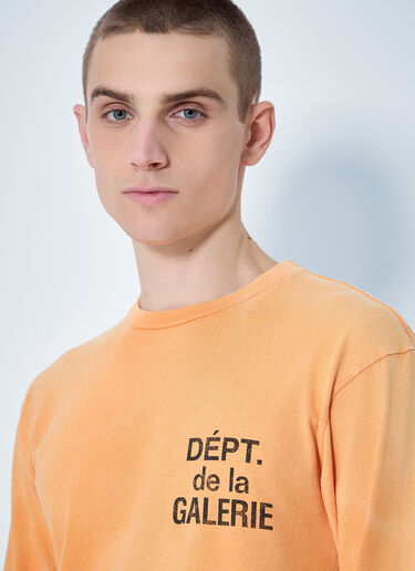 Gallery Dept. French Logo Print T-Shirt Orange gdp0160019