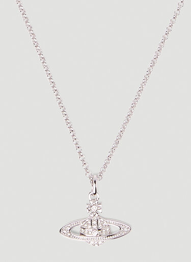 Vivienne Westwood Mini Bas Relief Necklace Silver vvw0146055