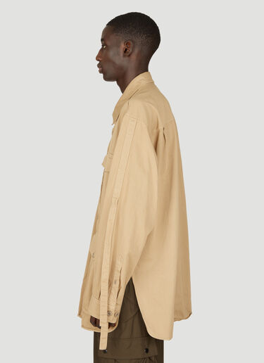 Dries Van Noten 斜纹布工装衬衫  米色 dvn0156017