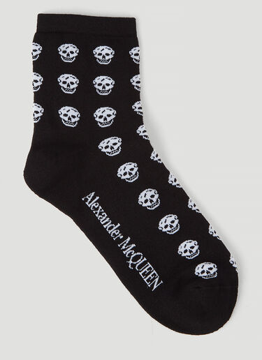 Alexander McQueen Multi Skull 袜子 黑 amq0245065