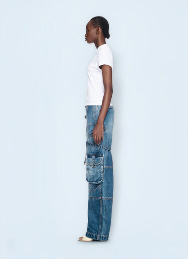 Off-White Jewel Mini Arrow Fitted T-Shirt White ofw0260061