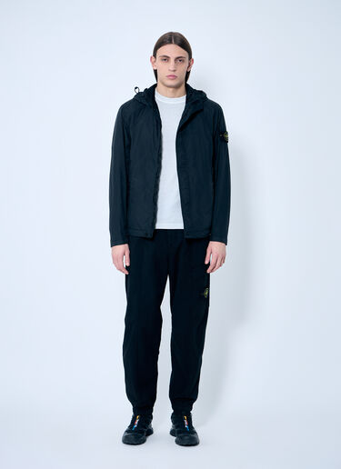 Stone Island Short Parka Jacket Black sto0160029