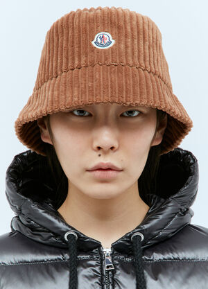 Moncler Corduroy Bucket Hat Navy mon0158007