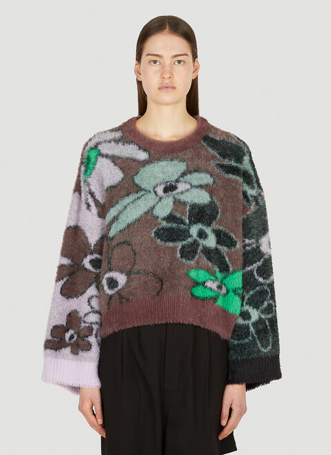 Boiler Room x P.A.M. Sleeping On Flowers Sweater Red bor0350005