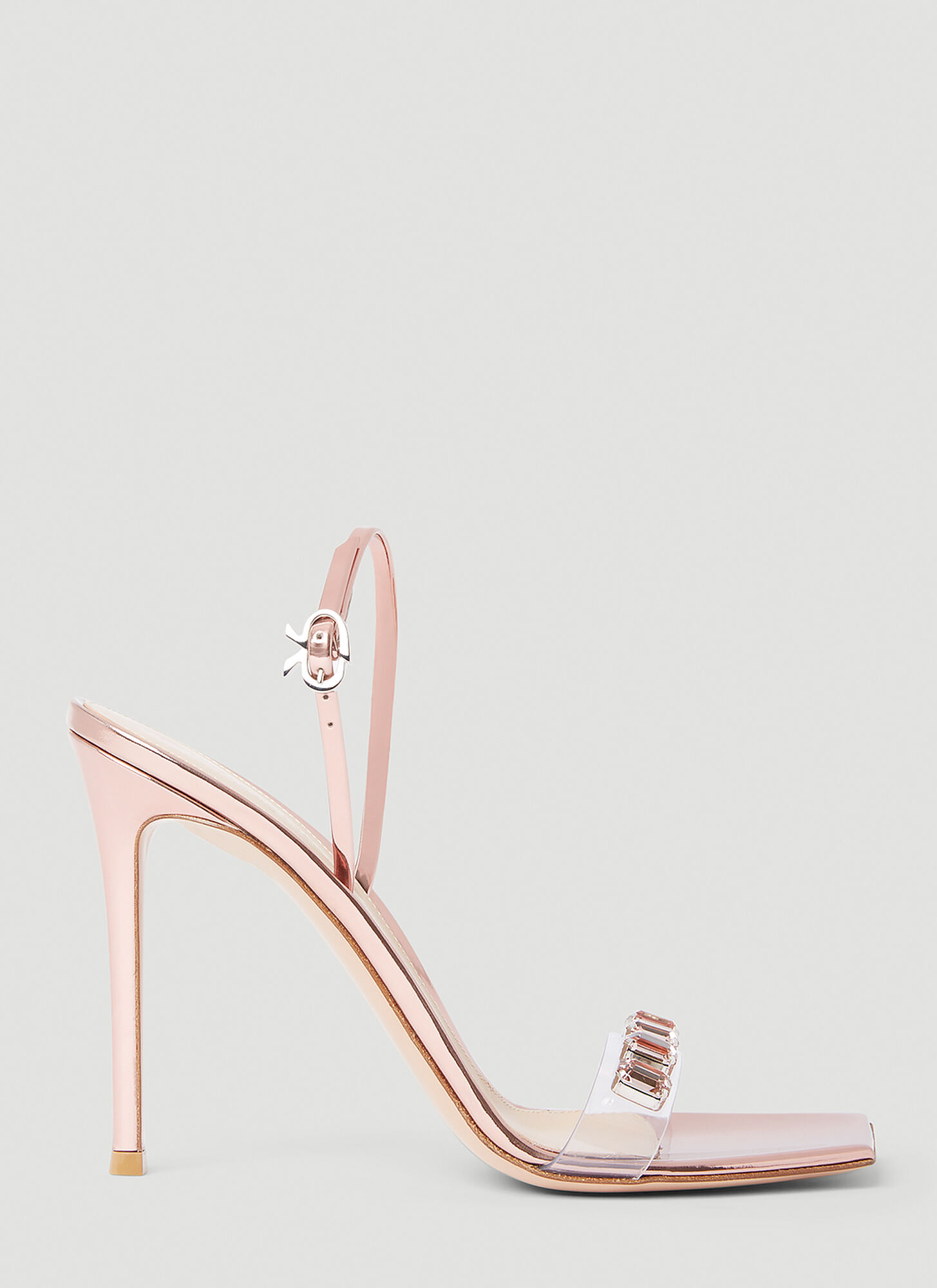 Gianvito Rossi Strappy High Heeled Sandals In Pink
