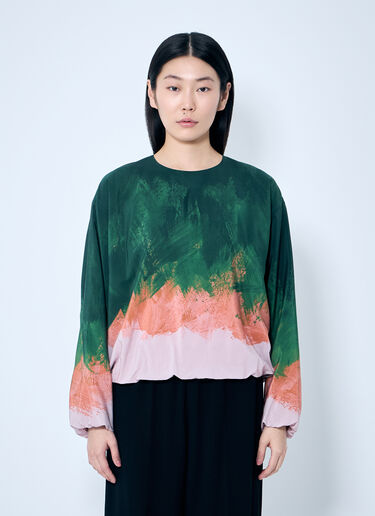 Dries Van Noten Capo Blouse Green dvn0258012