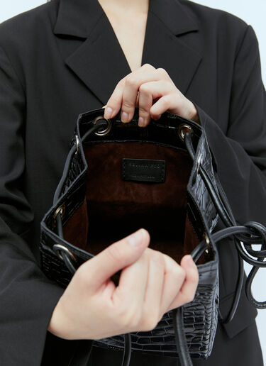 Rejina Pyo Rita Bucket Leather Handbag Black rej0253011
