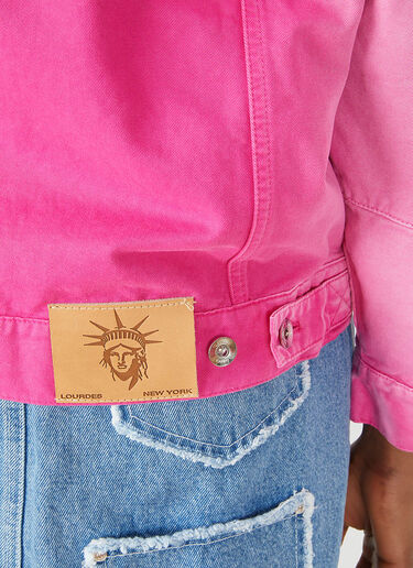 Lourdes Trucker Jacket Pink lou0249001