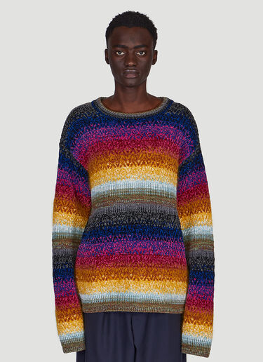Marni Round Neck Stripe Sweater Multicolour mni0149011