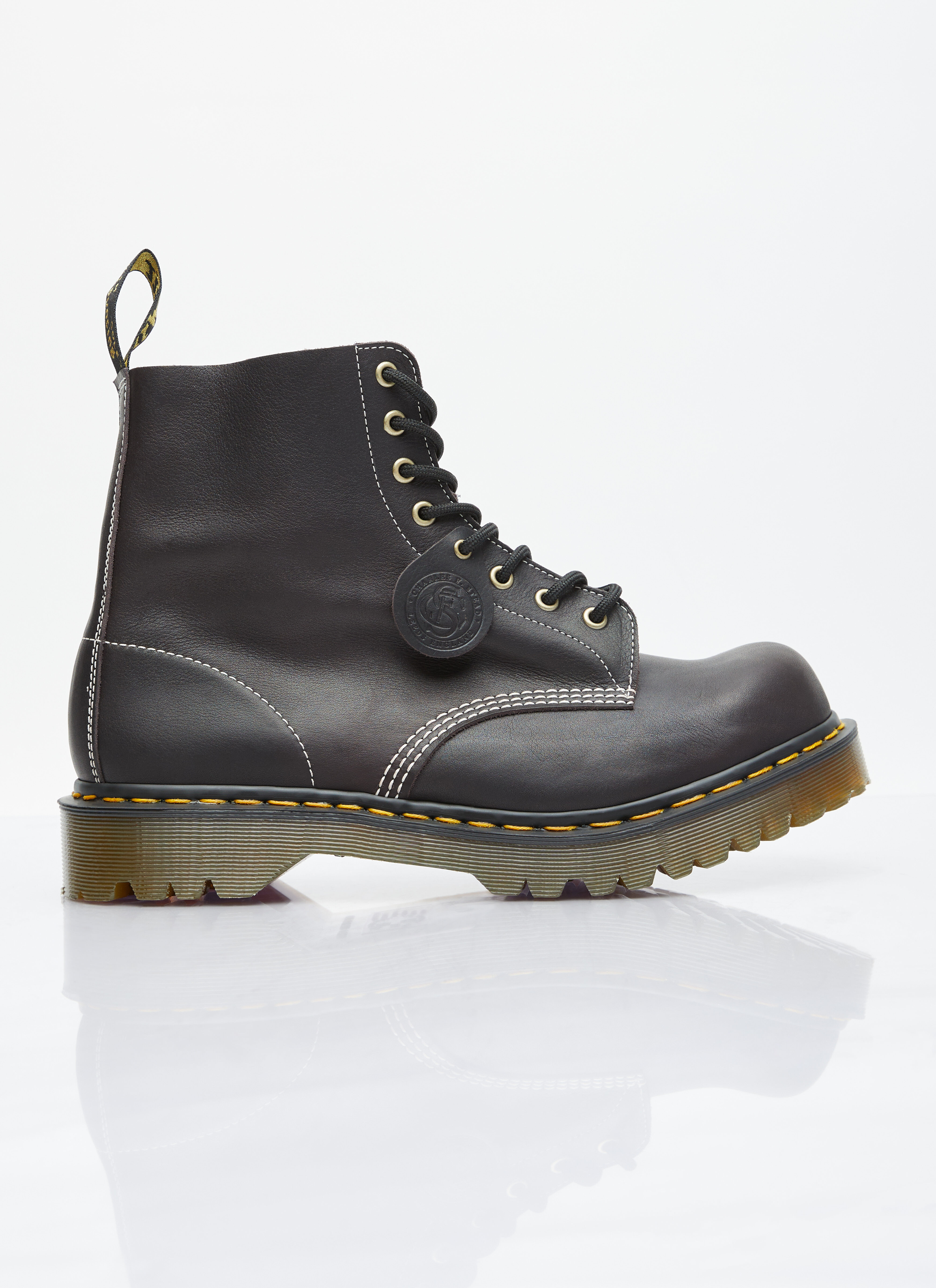 Rick Owens x Dr. Martens 1460 Pascal Leather Boots Black rod0156002