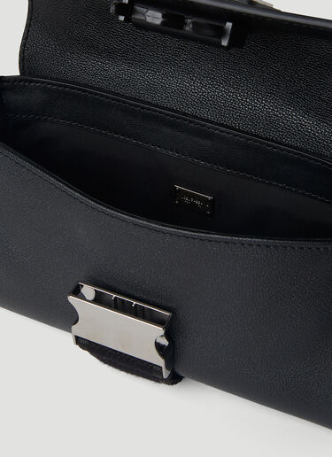 Dolce & Gabbana Logo Plaque Crossbody Bag Black dol0151007