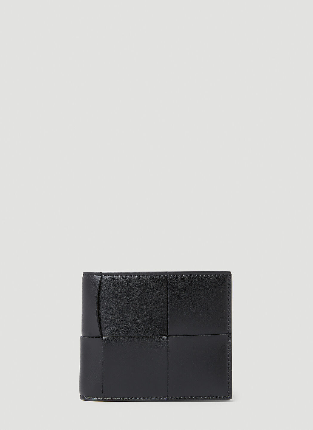 Saint Laurent Intreccio Bi-Fold Wallet Black sla0154047
