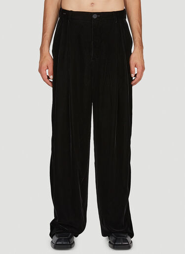 Saint Laurent Velvet Pants Black sla0154011