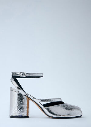Maison Margiela Tabi Pump Sandals Silver mla0264013