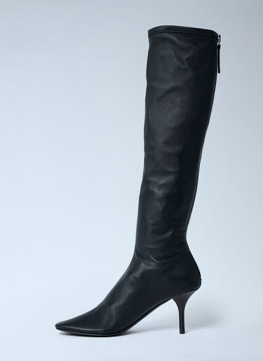 Knee-High Leather Boots Acne Studios Knee-High Leather Boots Black acn0262026