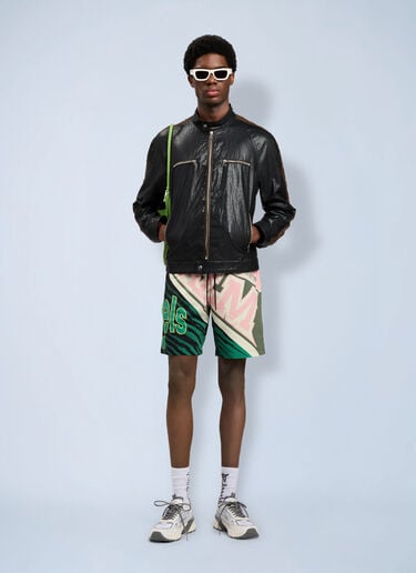 Palm Angels Racing Swimshorts Green pma0164167