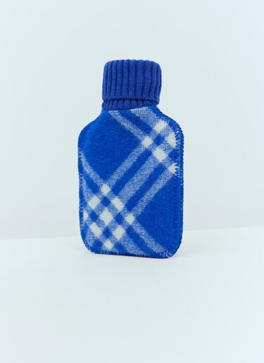 ウールチェック柄湯たんぽ Burberry ウールチェック柄湯たんぽ ブルー bur0154040