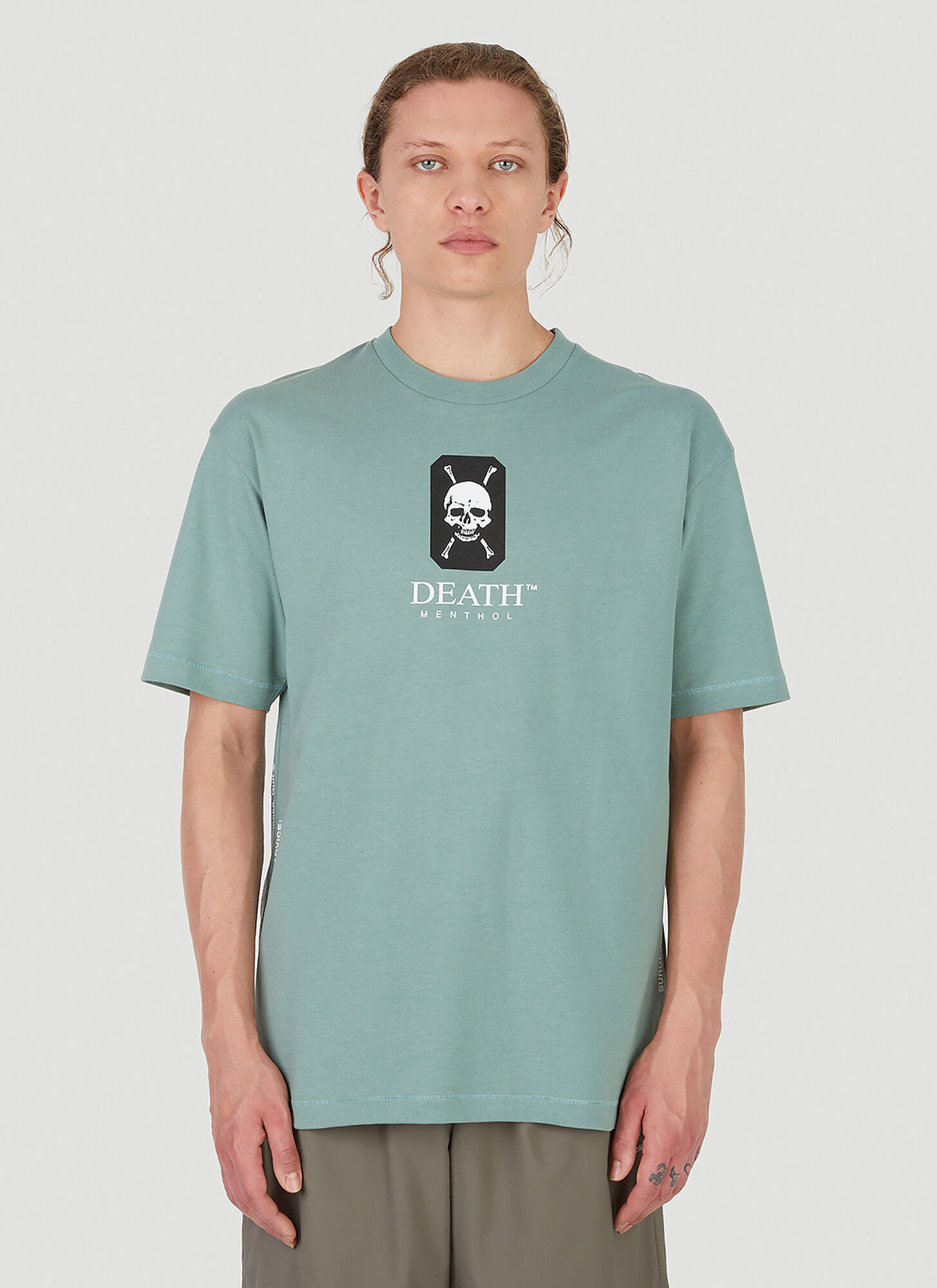 Death Cigarettes Death T-shirt In Green