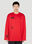 Raf Simons x Fred Perry 프린트 긴소매 티셔츠 블랙 rsf0152009