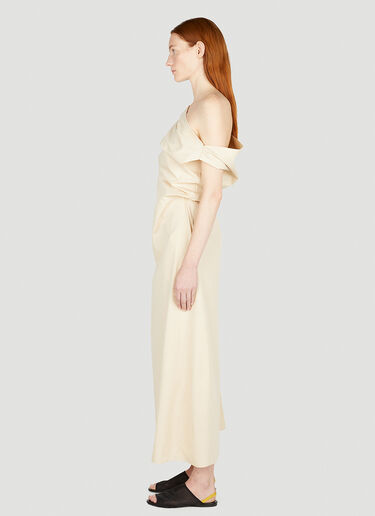 The Row Bamaris Dress Cream row0251013