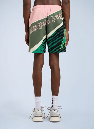 Palm Angels Racing Swimshorts Green pma0164167