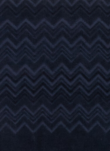 Missoni Set Of Two Chalk Towels Blue wps0691599